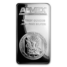 10 oz Silver Bar APMEX .999