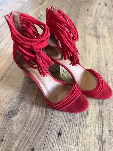 Jeffrey campbell red strappy - jeffrey,