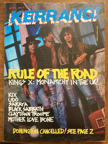 Kerrang music magazine 243 - magazine, #243