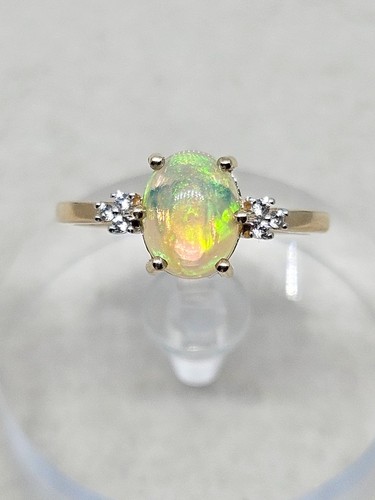 9kt gold ethiopian opal - opal, &