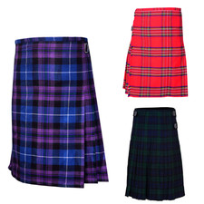 8 Yards Scottish Mens Kilt Traditional Highland Dress Skirt Kilts Tartan