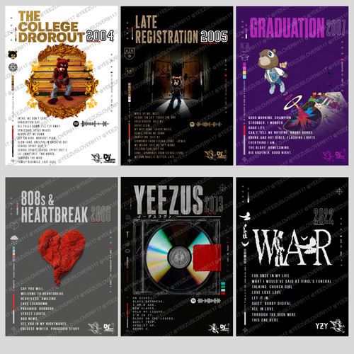 Custom made kan west album - made,
