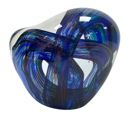 Murano style glass paperweight - glass,