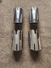 4 x BMW F80 M3 F82 M4 F83 M4 CHROME EXHAUST TAILPIPE TIPS GENUINE OE BMW