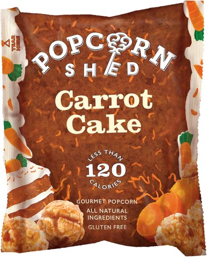 Carrot cake gourmet - carrot, popcorn