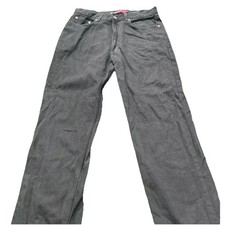 George Asda Jeans 34W 29L Black Denim Casual Straight Cut Zip Fly Easy fit