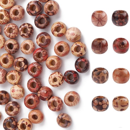 200pcs natural wooden beads - 200pcs,