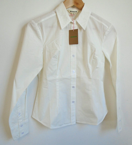 Boden white cotton shirt - cotton,