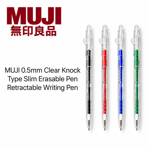 Muji 5mm clear - 0.5mm, knock
