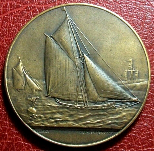Art nouveau regatta yachting - nouveau,