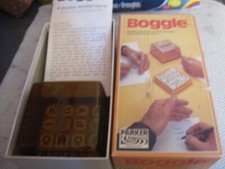 VINTAGE BOGGLE PARKER FAMILY GAMES 1-8 PLAYERS 1978 FIND AS MANY WORDS AS YOU CA