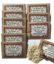 ?? Magic Reindeer Food Dust x3-x90 ??Kids Christmas Eve Box Filler Tradition
