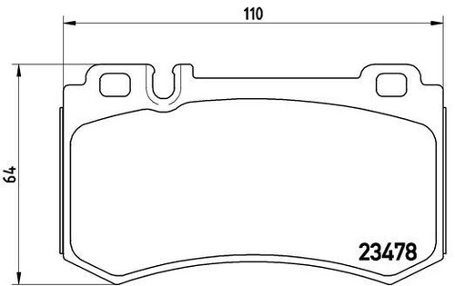 Brembo 061 brake - p, pad