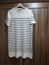 Zara Ecru And Black Striped