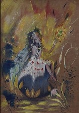 ALIEN PET Pinup FAIRY Fantasy