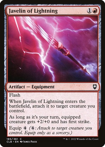 Mtg javelin of lightning - [mtg],