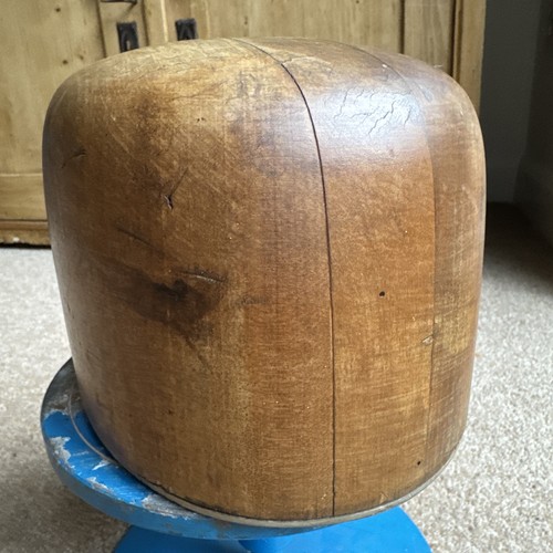 Vintage wooden hat - wooden,