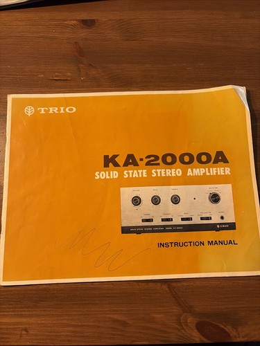 Trio 2000a stereo amplifier - trio, ka-2000a