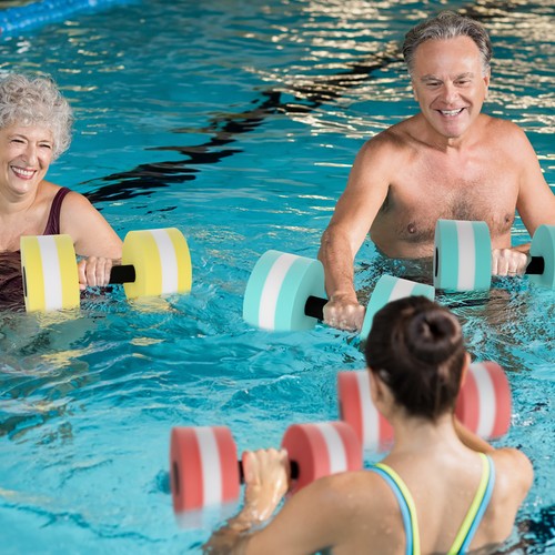 Eva water floating dumbbells - water,