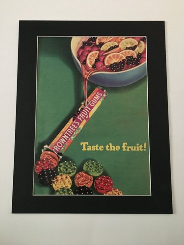 Rowntrees fruit gums 1955 - rowntrees, gums-1955