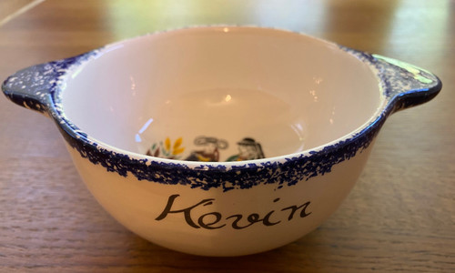 Vintage breton ceramic name - ceramic,