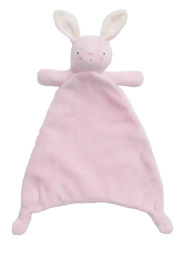 Pink bunny comforter - bunny, one