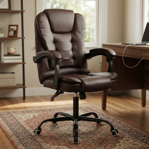 High back ergonomic chair with - high-back,