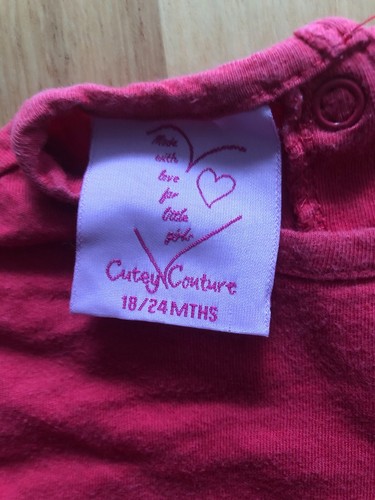 Cutey couture baby - girl, 18/24