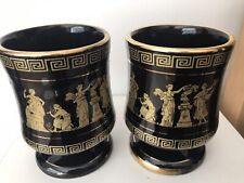 Vases hand made in Greece 24 k