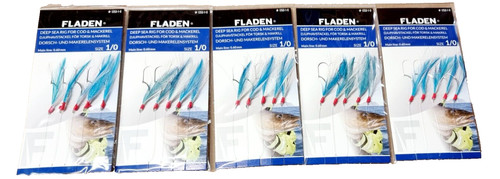 Blue flash hook mackerel - x,