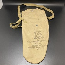 WW2 US Government Civilian Gas Mask Bag size medium