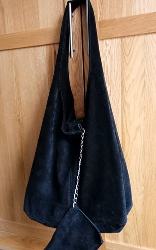 Borse pelle black genuine - in,