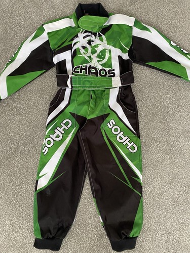 Chaos kids karting suit - go,