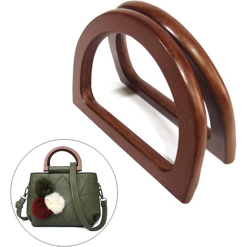 Wood wooden bag handles - wood,