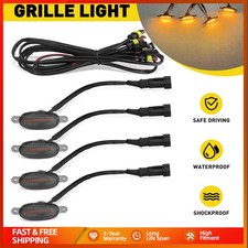 Set Of 4 amber/Yellow Front