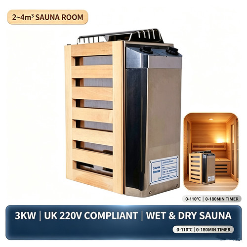 3kw 220v electric - uk, sauna