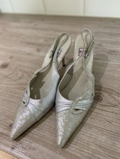 Italian Leather Silver Court