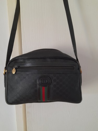 Gucci vintage black logo - black,