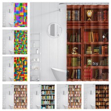 3D Bookcase Pattern Shower