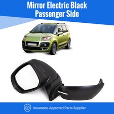 Fits Citroen C3 Picasso 2009-2017 Door Wing Mirror Electric Black Passenger Side