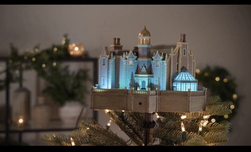Haunted mansion tree topper - mansion,