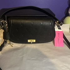 New Betsey Johnson Black Skull