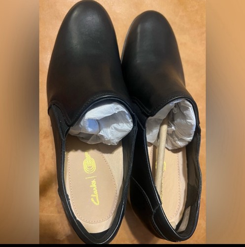 Ladies clarks leather - leather, on
