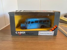 Diecast Corgi Classics Bedford Type OB Coach BOXED Blue Tours Isle of Man