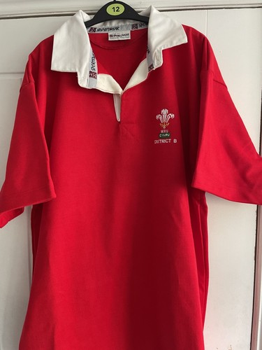 Wales match worn shirt - worn,