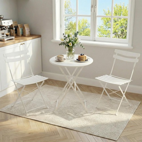 Pieces folding bistro set - 3-pieces,