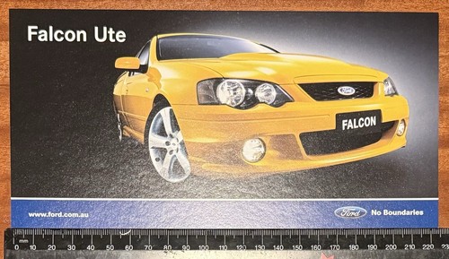 Ford falcon ute postcard 2001 - falcon,