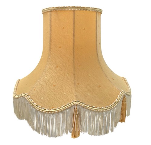 Lamp shade gold - lamp, gold/cream