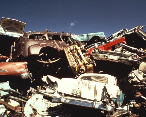 1972 junkyard photo old cars - junkyard,