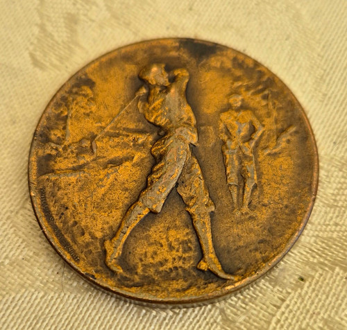 British bronze golfer - golfer, laurel